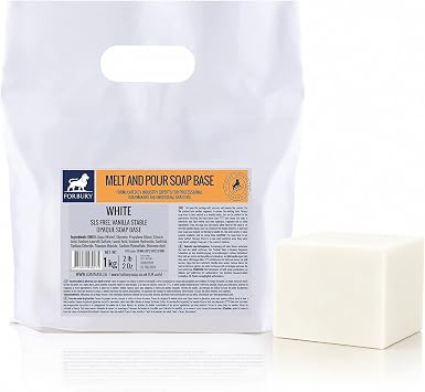 1kg Soap Base White Opaque. Melt and Pour soap-Making