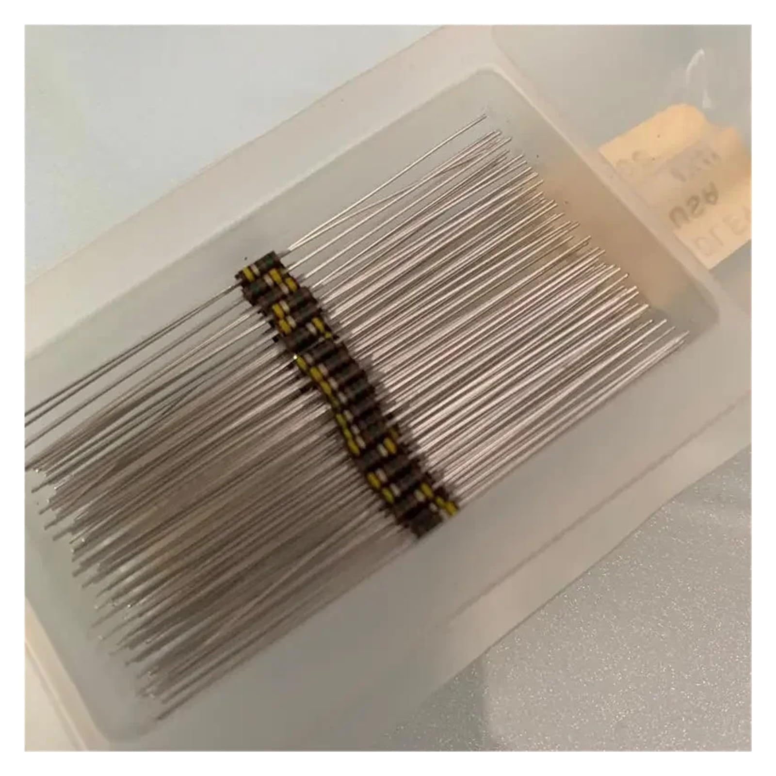 LEOTNNDQ 10pcs 0.5W 4.87K for 4.7K Copper Pin Ring Resistors
