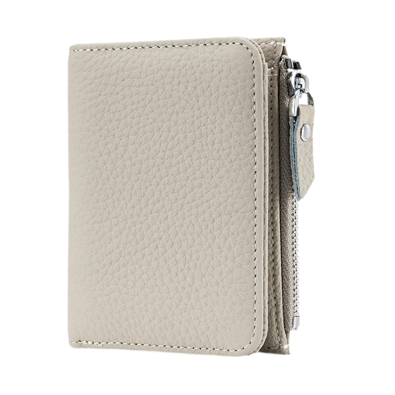 Women Wallet Pouch Lightweight Card Holder Purse for Commuting Lady Shopping White-image-43