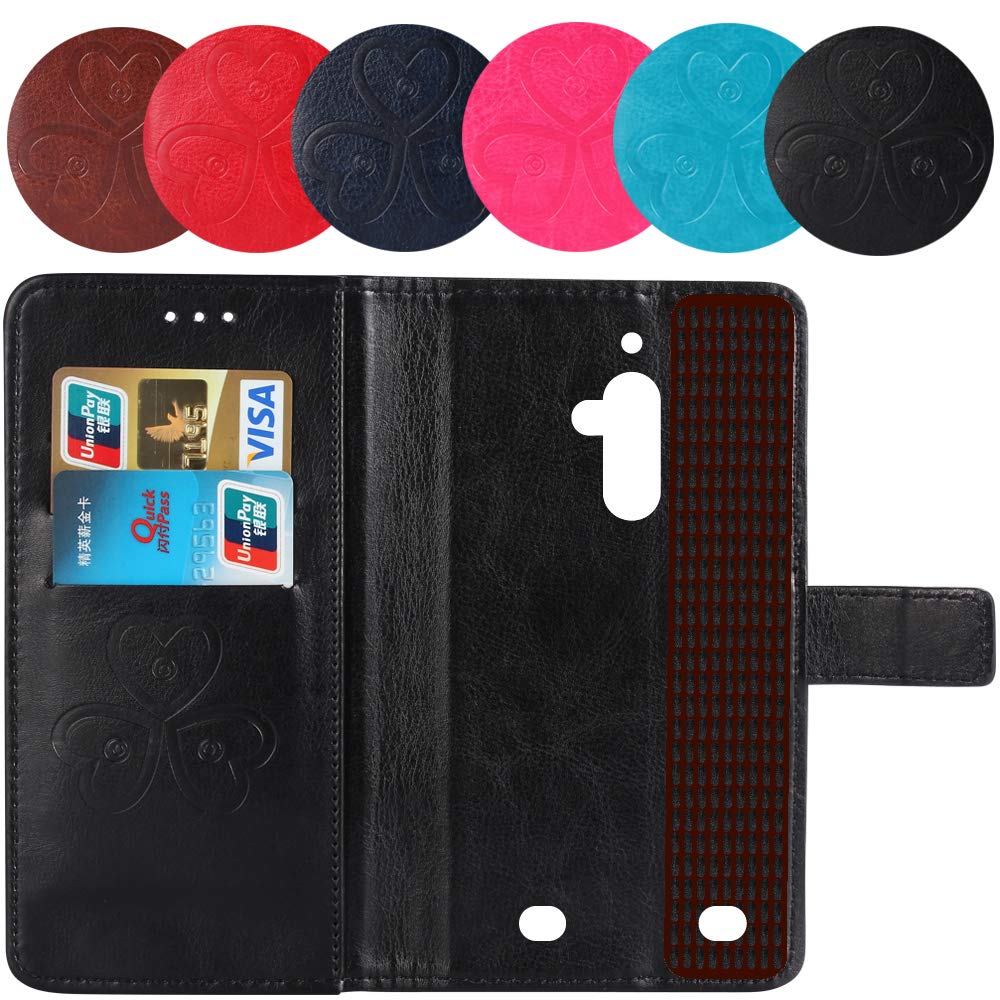 Dingshengk Marrone Retro Vera Pelle Case per Oukitel C17