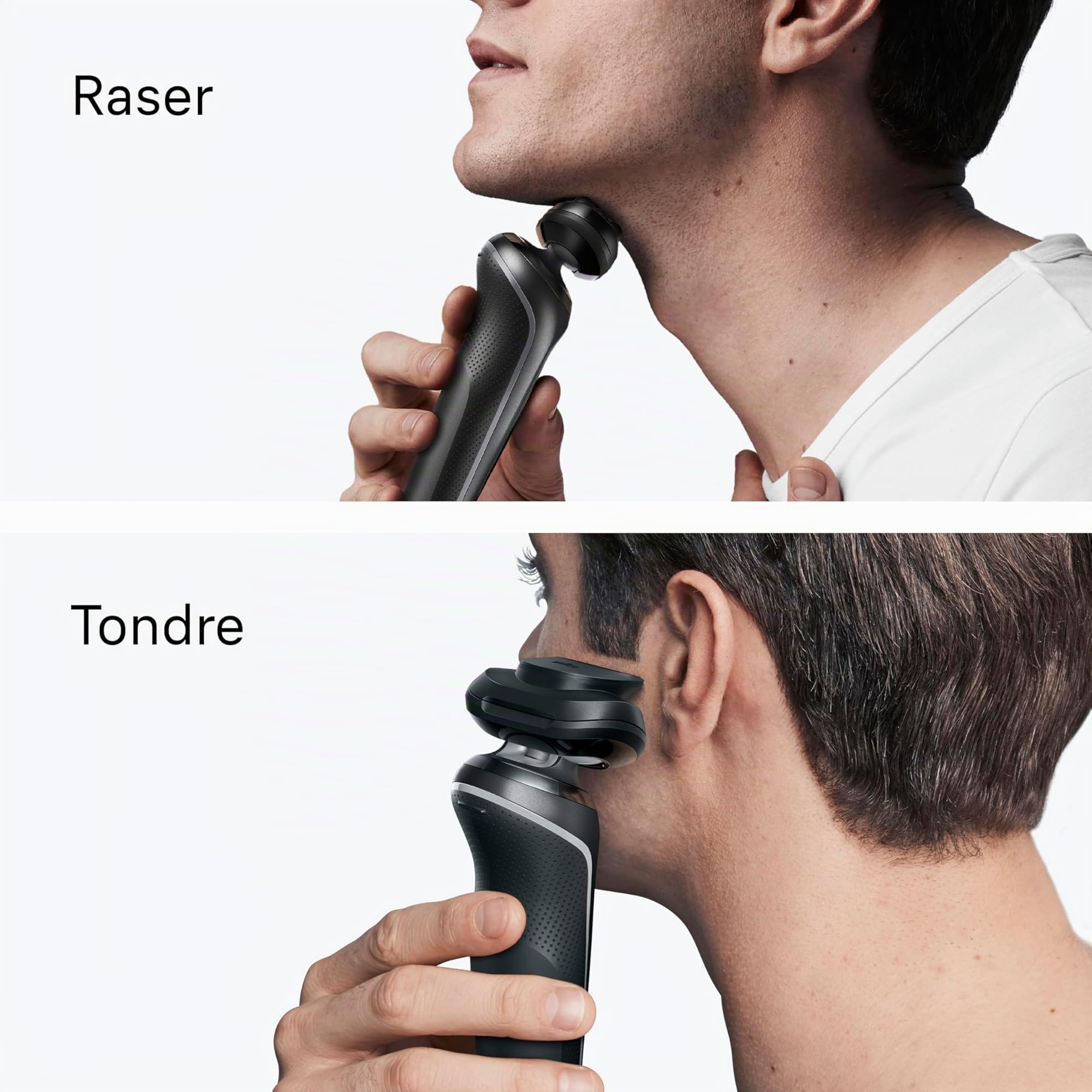 Braun Rasoir Electrique Homme Serie 6 62-G1200SI Gris | Etanche, Batterie Rechargeable, 2 Modes de Rasage, Lames Flexibles, sans Fil, avec Tondeuse de Précision, Emballage en Carton