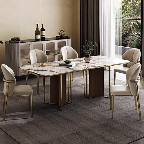 Miniatura 9 de Juego de 24 sillas de comedor, sillas de comedor, juego de sillas de comedor tapizadas, sillas de cocina con respaldo, silla sin brazos para