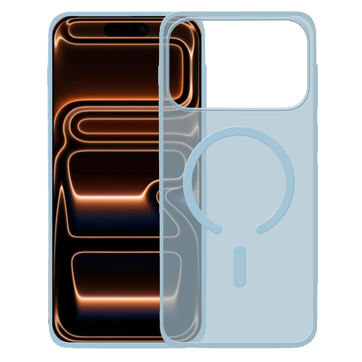 amazon basics Luxury Paper Thin Case Cover for iPhone 17 Pro Max | Matte Finish | Compatible with magsafe | (Light Blue, iPhone 17 Pro Max) amazon basics Luxury Paper Thin Case Cover for iPhone 17 Pro Max | Matte Finish | Compatible with magsafe | (Light Blue, iPhone 17 Pro Max)