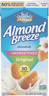 Almond Breeze Dairy Free Almondmilk, Unsweetened Original, 64 FL OZ