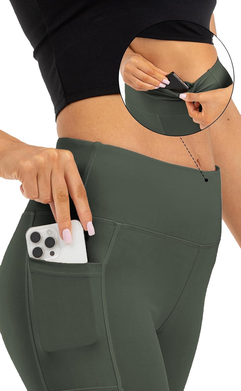 High Waisted Leggings for Women Tummy Control Yoga Pants Workout Leggings Ultra Soft No See Through - Image 6