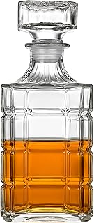 Lefonte Whiskey Decanter for Scotch Liquor Bourbon or Wine - 750ml
