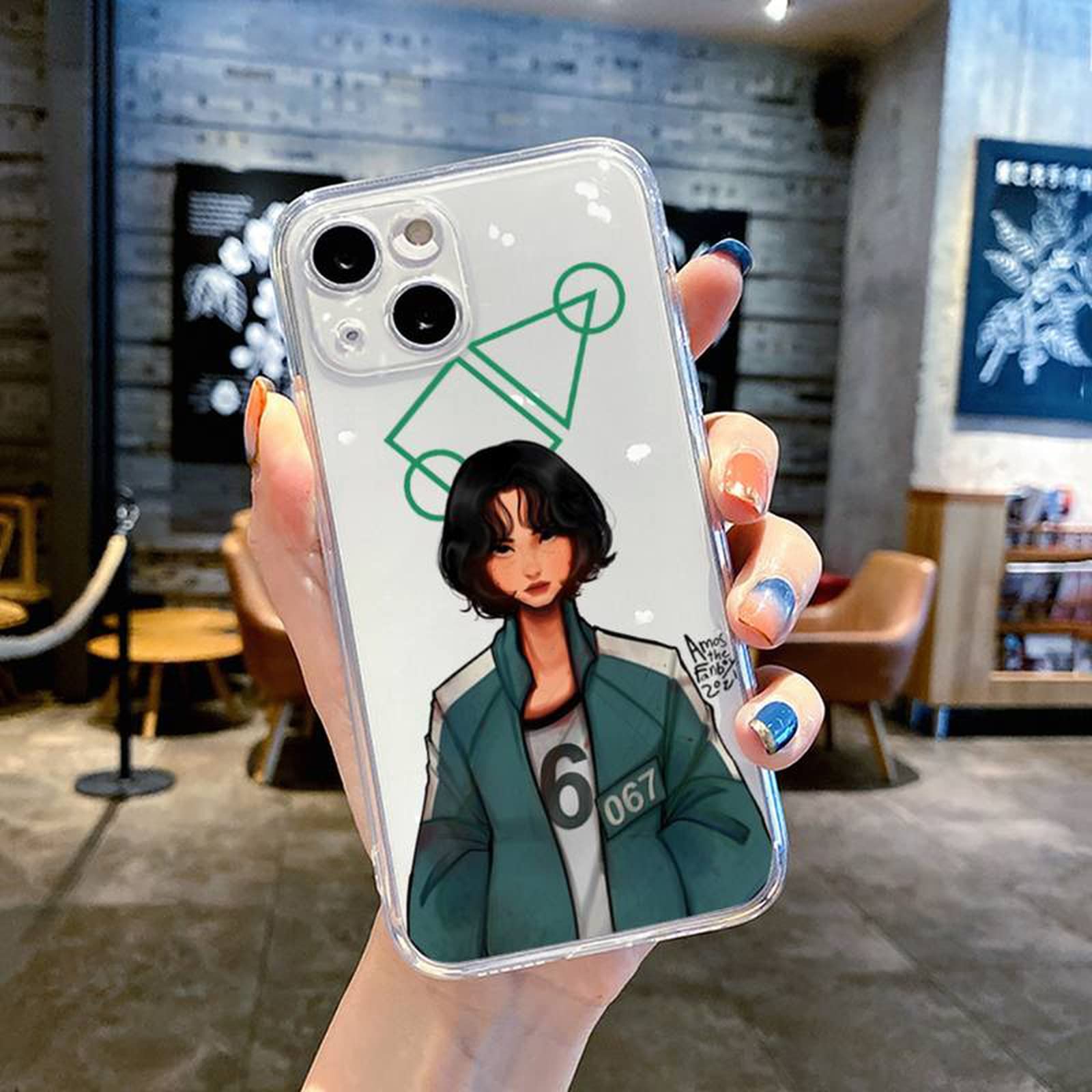 Amazon.co.jp: イカゲーム456 067ラウンドシックスホラーテレビ