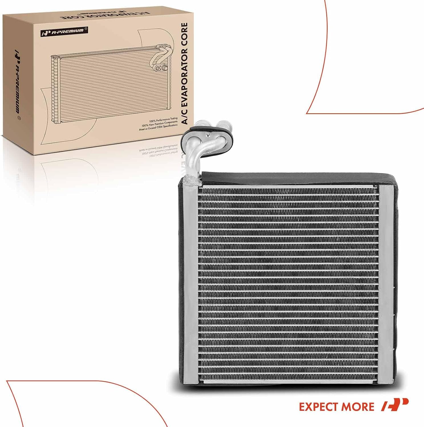 A-Premium AC Evaporator Core Compatible with Chevrolet Spark 2013 2014 2015