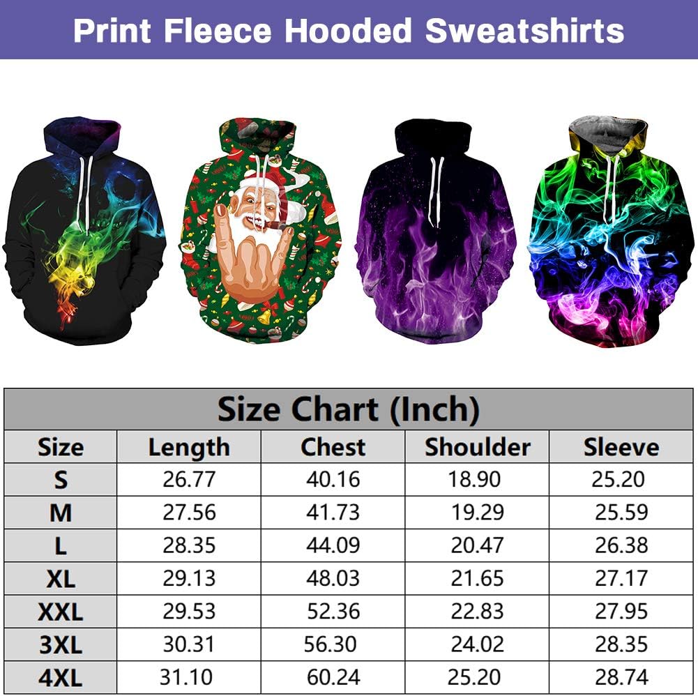 Ahegao Unisex Adult Fleece Hoodie Jackets Funny Design Black and White 3D Digital Printed Patriotic Long Sleeve Warm Hooded Sweatshirts with Big Pocket for 80s Womens Man Winter Casual Outfits M