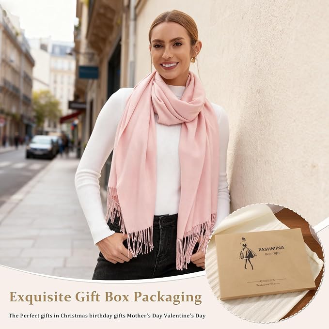 Pashmina Scarf and Shawl - Soft Women Pashminas Wrap for Wedding Evening Party dresses miniatura 5