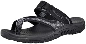 Skechers womens Reggae - Brush Strokes Flip-slop Sandalsflip flop