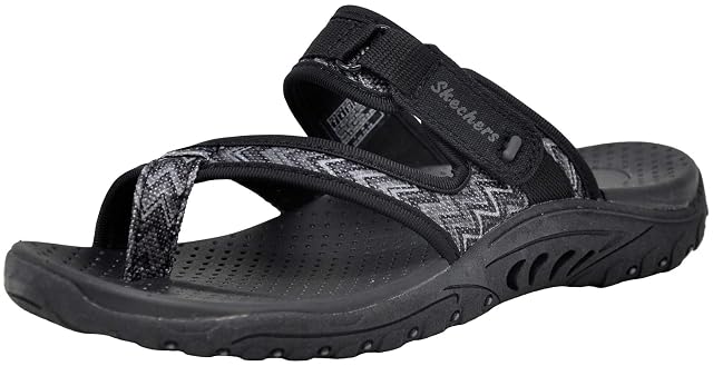 Skechers womens Reggae - Brush Strokes Flip-slop Sandalsflip flop
