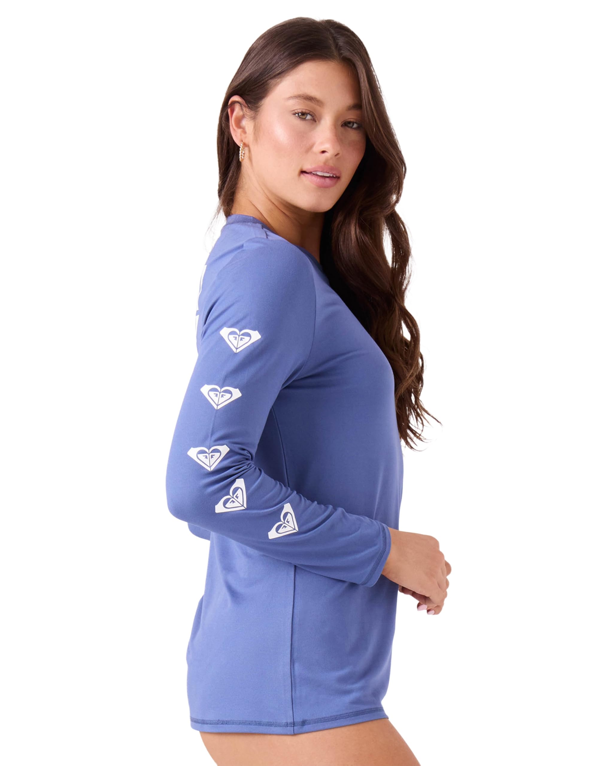Roxy Langärmeliges Damen-Badeshirt, lockere Passform, LSF 50+, schnelltrocknend, recycelt