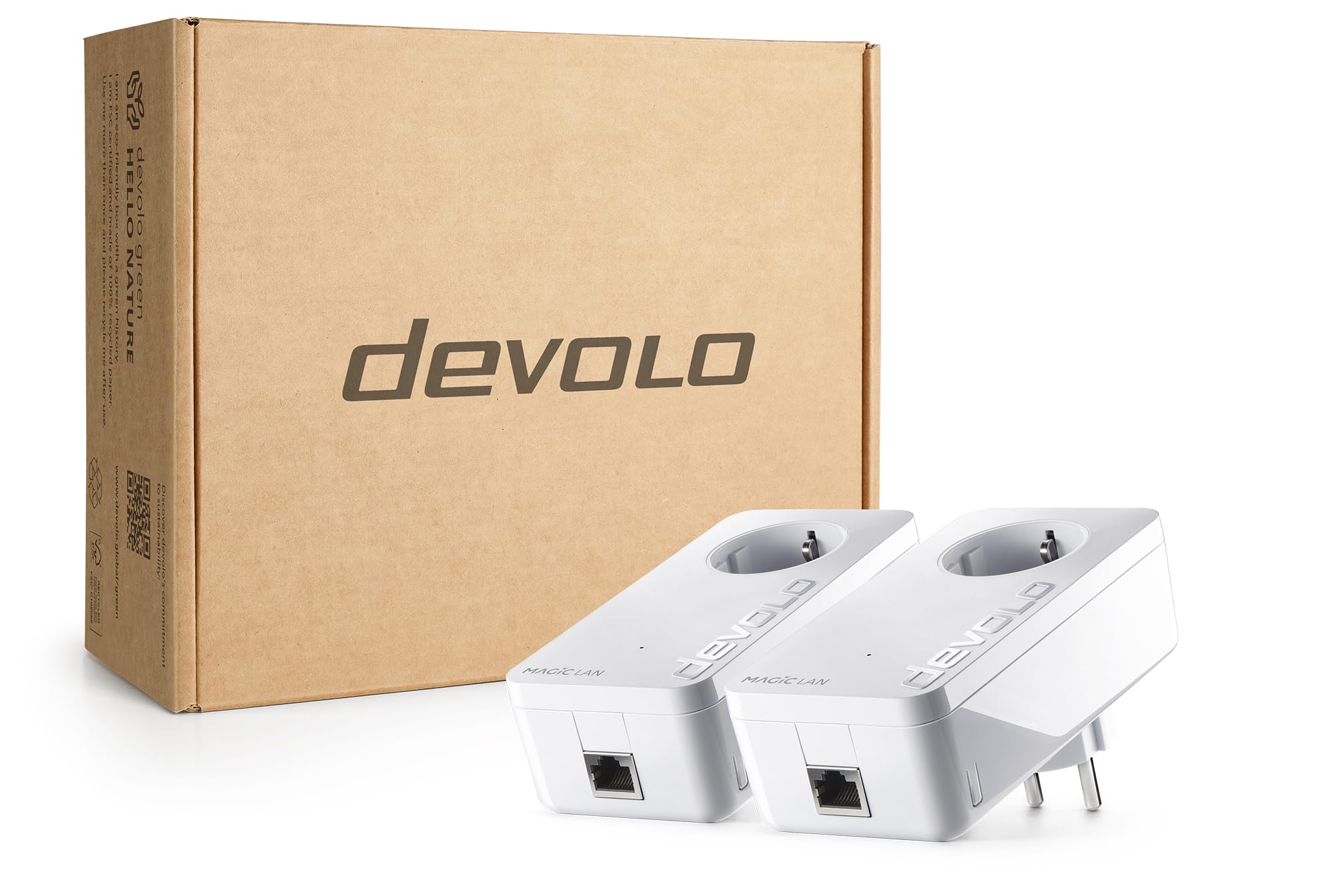 devolo Magic 2 LAN Starter Kit, Adaptador LAN Powerline, hasta 2.400 Mbps, 1x conexión Gigabit LAN, Ideal para Juegos, Blanco — view 5