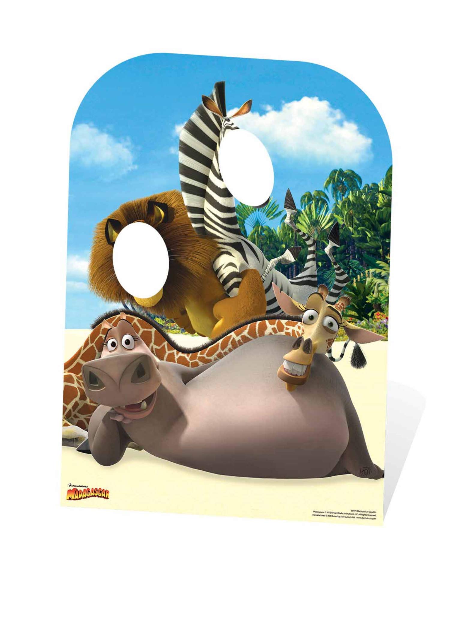Amazon.com: STAR CUTOUTS SC971 Madagascar Cardboard Cutout Stand