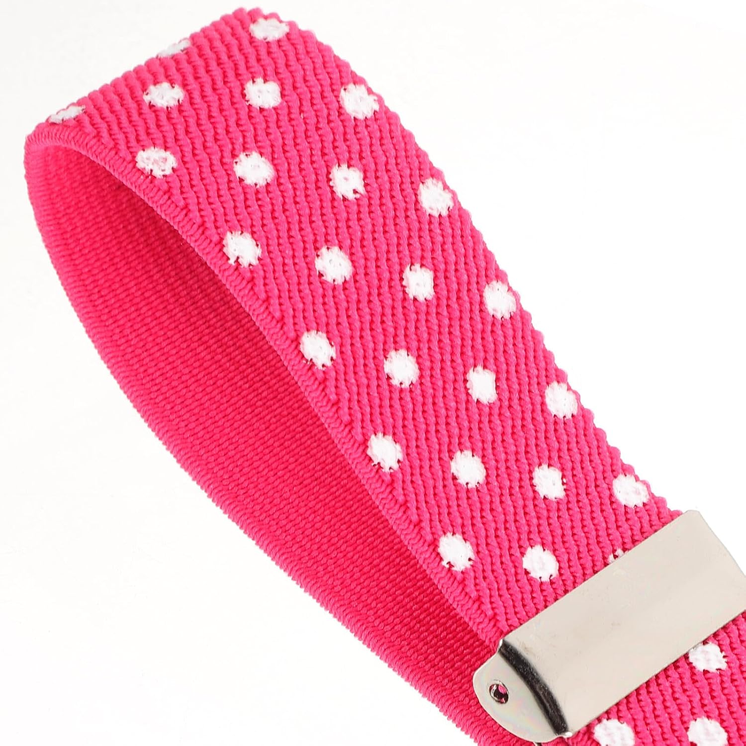 3pcs Elastic Waist Belts for Boys and Girl and Boy Dress Belts with Red, Blue, and Black Polka Dot Design for School and Daily Wear