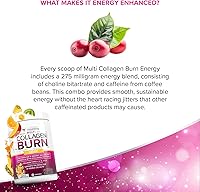 Vista 4 de Multi Collagen Burn: Péptidos de Proteína Hidrolizada MultiTipo con Ácido Hialurónico, Vitamina C, SOD B Dimpless, Tipos I, II, III, V y X