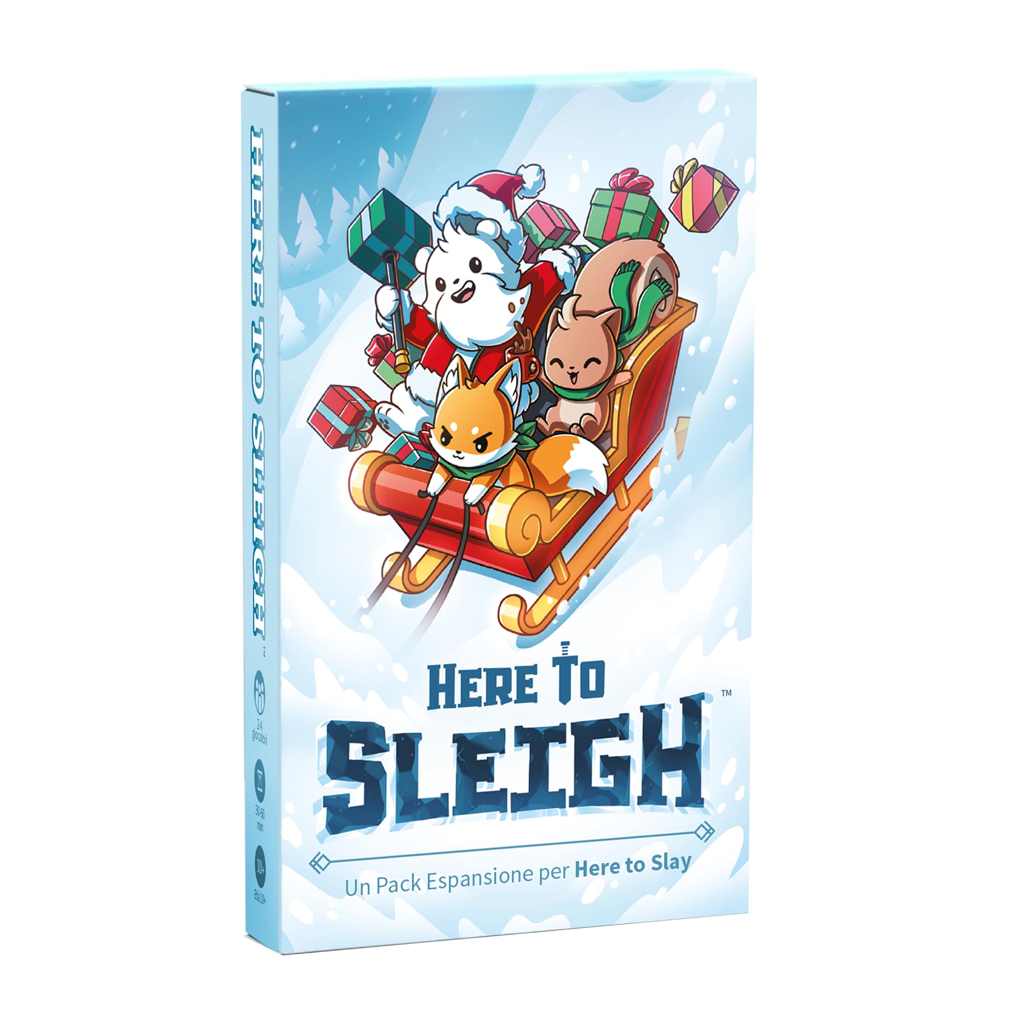 Asmodee Here To Sleigh Expansion Board Game, 2-4 Players, 10+ Years, Italian Edition