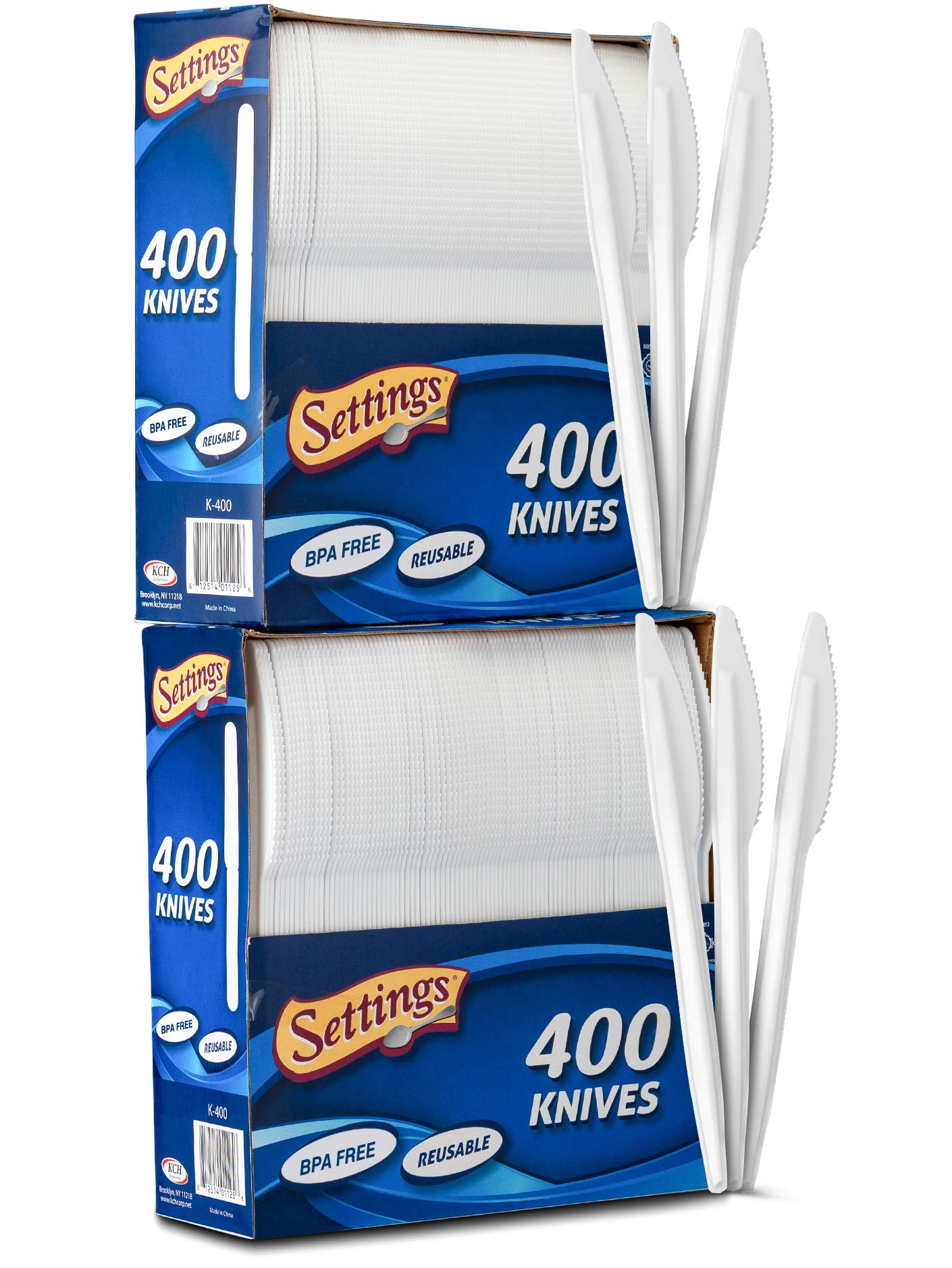 Heavy Duty Disposable White Forks - 400 Pack -11
