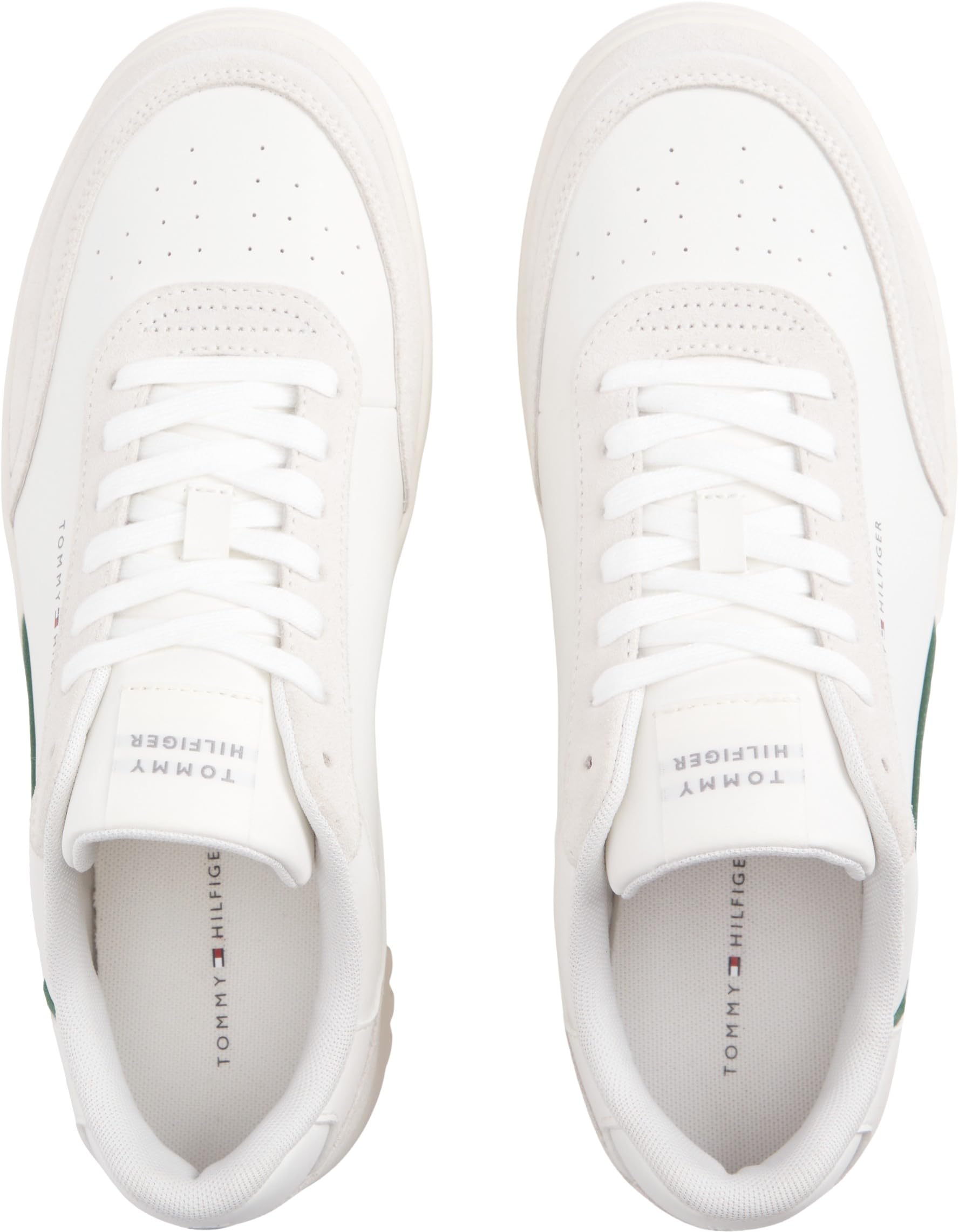 Tommy Hilfiger Herren Th Basket Core Leather Suede Mix Fm0fm05881 Low Top
