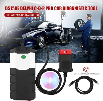 DS150E BT CDP TCS Car Diagnostic Tool OBD 2 Car Code Reader Car Engine System Support Auto Track Scanner - A