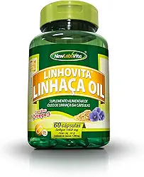 Óleo de Linhaça Dourada - LinhoVita - 60 Cápsulas, New Labs Vita