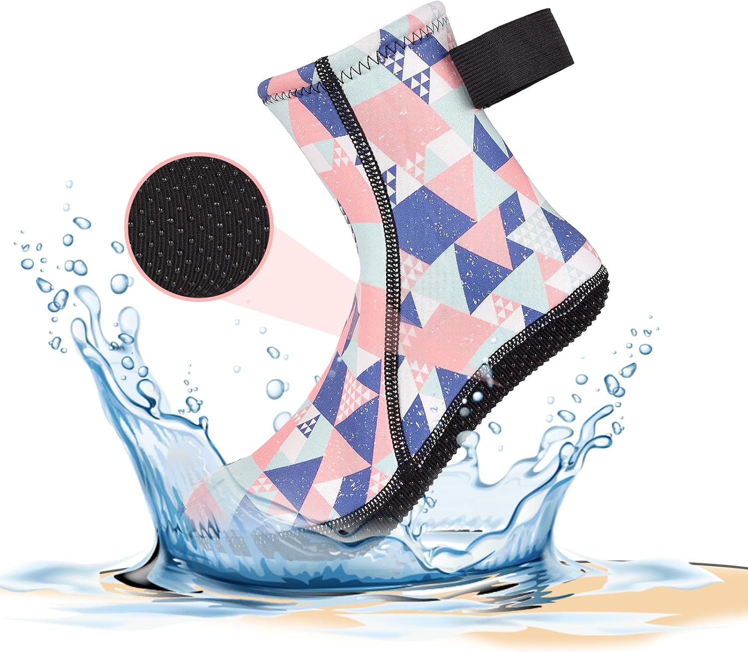 3mm Kids Neoprene Water Socks Sand Proof Beach Diving Socks Anti Slip Swim Sock Volleyball Sock for Water Sports