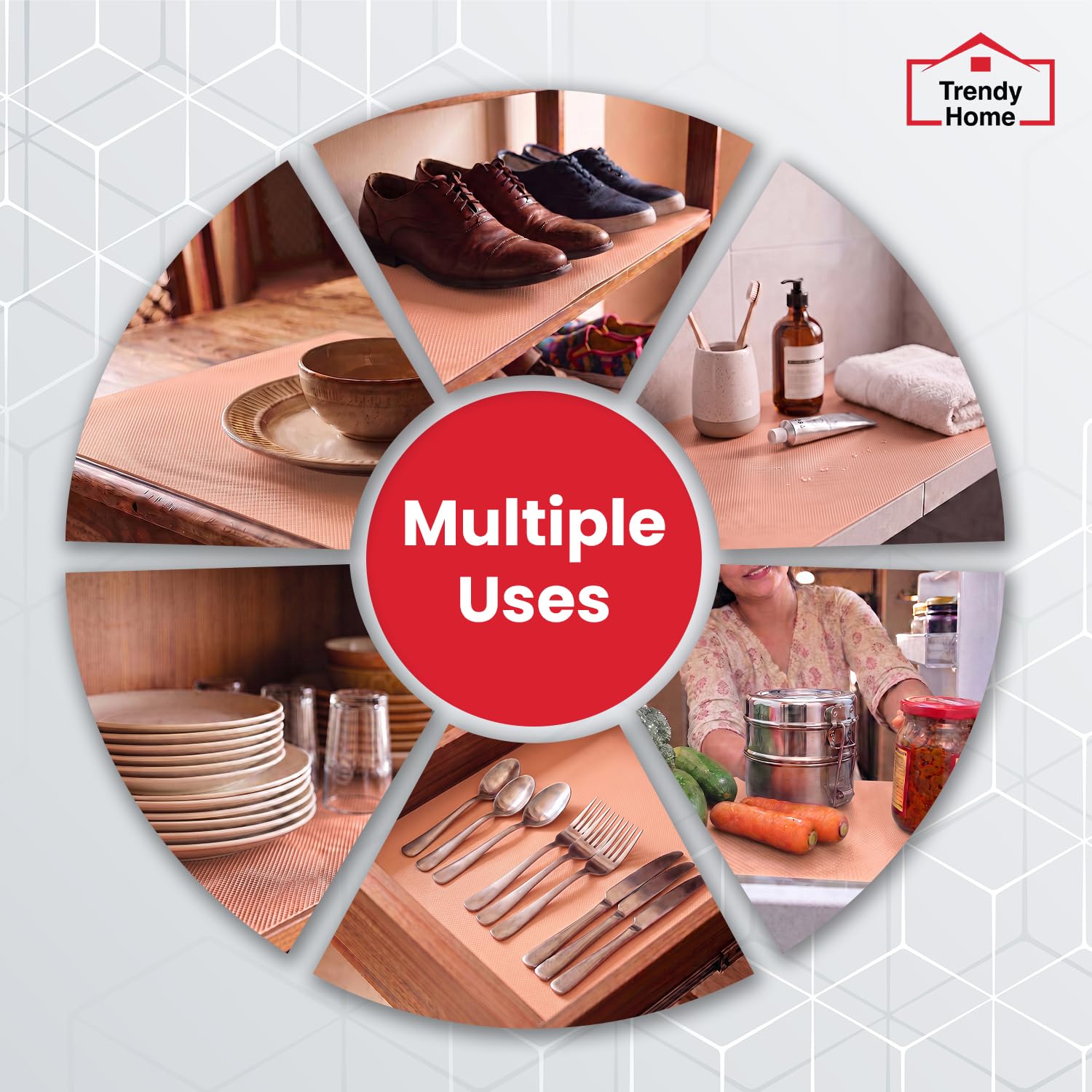 Anti-Slip Mat Roll - Protect Drawers & Fridge -15