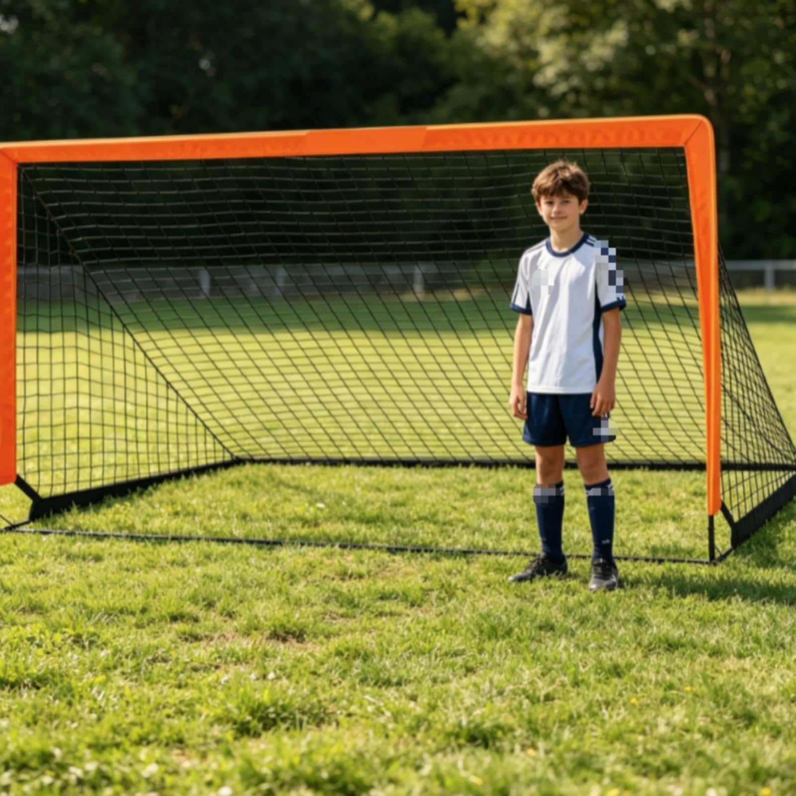 Porta da Calcio Resistente Porta da Calcio Pieghevole Compatta Attrezzatura Sportiva per Parco