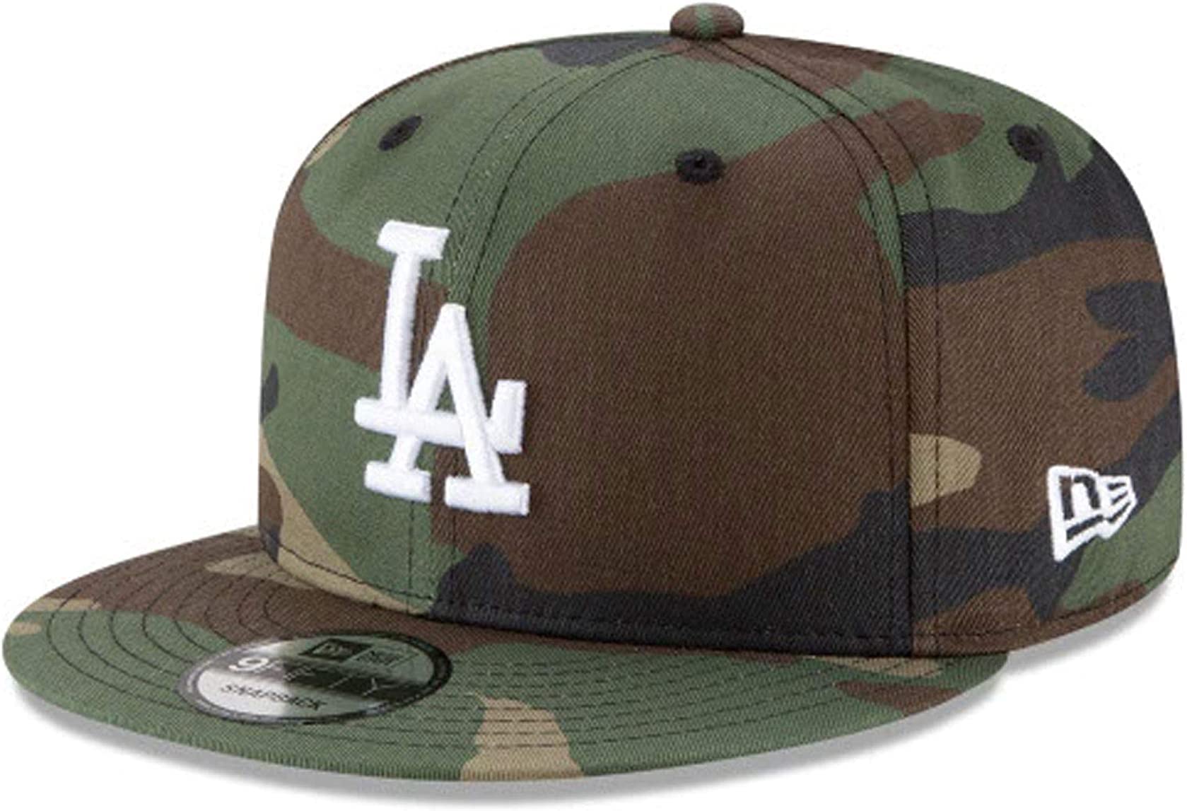 New Era Men's Los Angeles Dodgers Camo Snapback, One Size, One Size