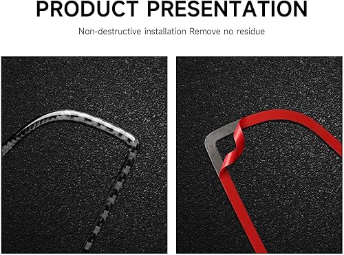 Miniatura 4 de BRMYL Panel de cambio de engranajes para Dodge Challenger Accessories 2015 2016 2017 2018 2019 2020 2021 2022 2023