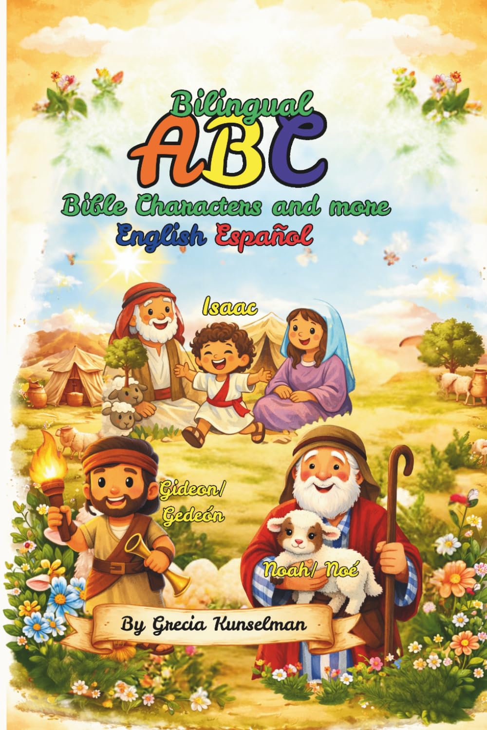 Bilingual ABC Bible Characters and more: English Español