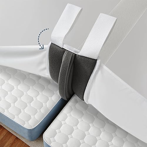 Vista 8 de FeelAtHome Kit de conversión de puente de cama individual a King de 10 pulgadas de ancho - Conector de cama individual King Maker - Llenador