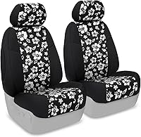Vista 68 de Coverking Custom Fit cubierta de asiento para Select Chevrolet Silverado 2500 hd modelos – neopreno, Negro