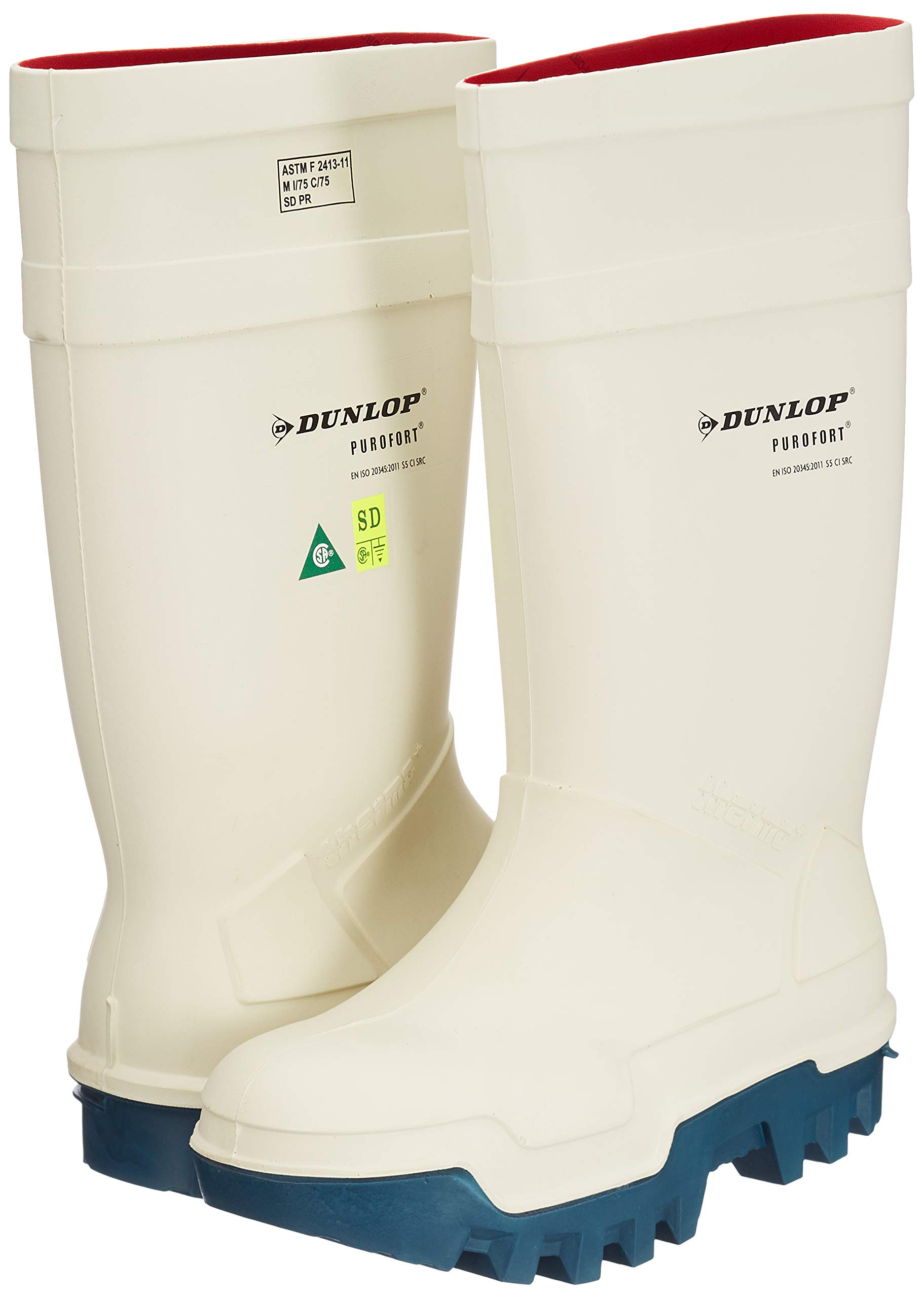 Dunlop C662933 Purofort Thermo Full Safety Wellington White