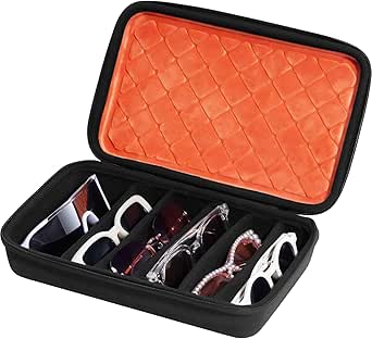 ProCase Brillenetui Brillenaufbewahrung für mehrere Brillen Sonnenbrillen Halter Sunglasses Organizer für bis zu 7 Brillen Brillenhalter Brillen Tragetasche für Männer Frauen