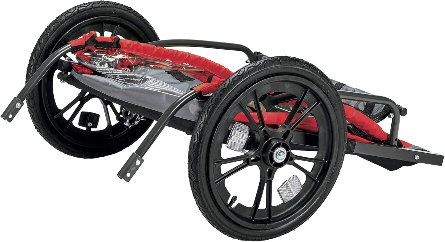 Allen Sports Hi-Viz 2-Child Bicycle Trailer, Model ET2-R, Red : Sports & Outdoors