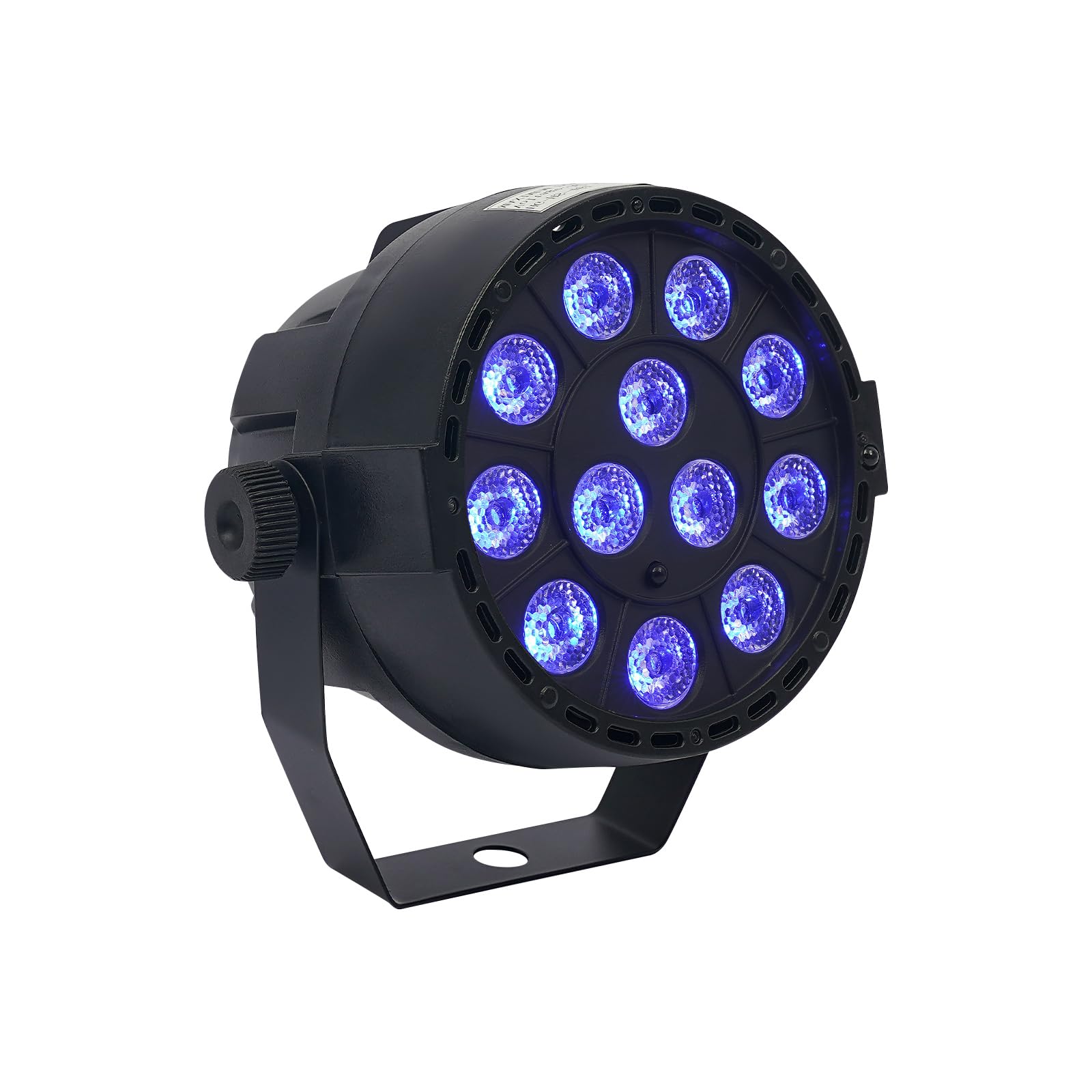 Faretto LED Par in 4 colori, 12 LED RGB, luce da palcoscenico, DMX e