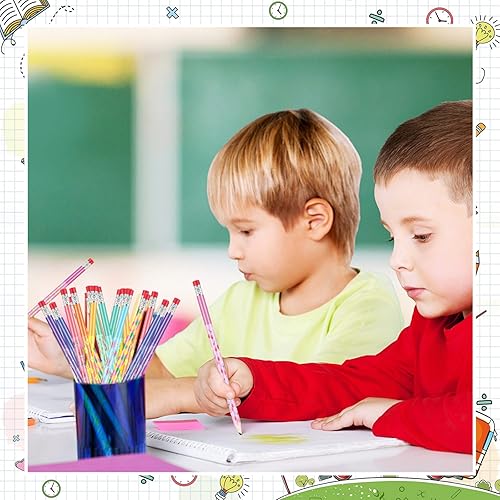 Miniatura 4 de Outus 120 lápices perfumados, lápices HB de grafito con borradores, coloridos lápices de madera afrutada para niños, estudiantes, profesores,