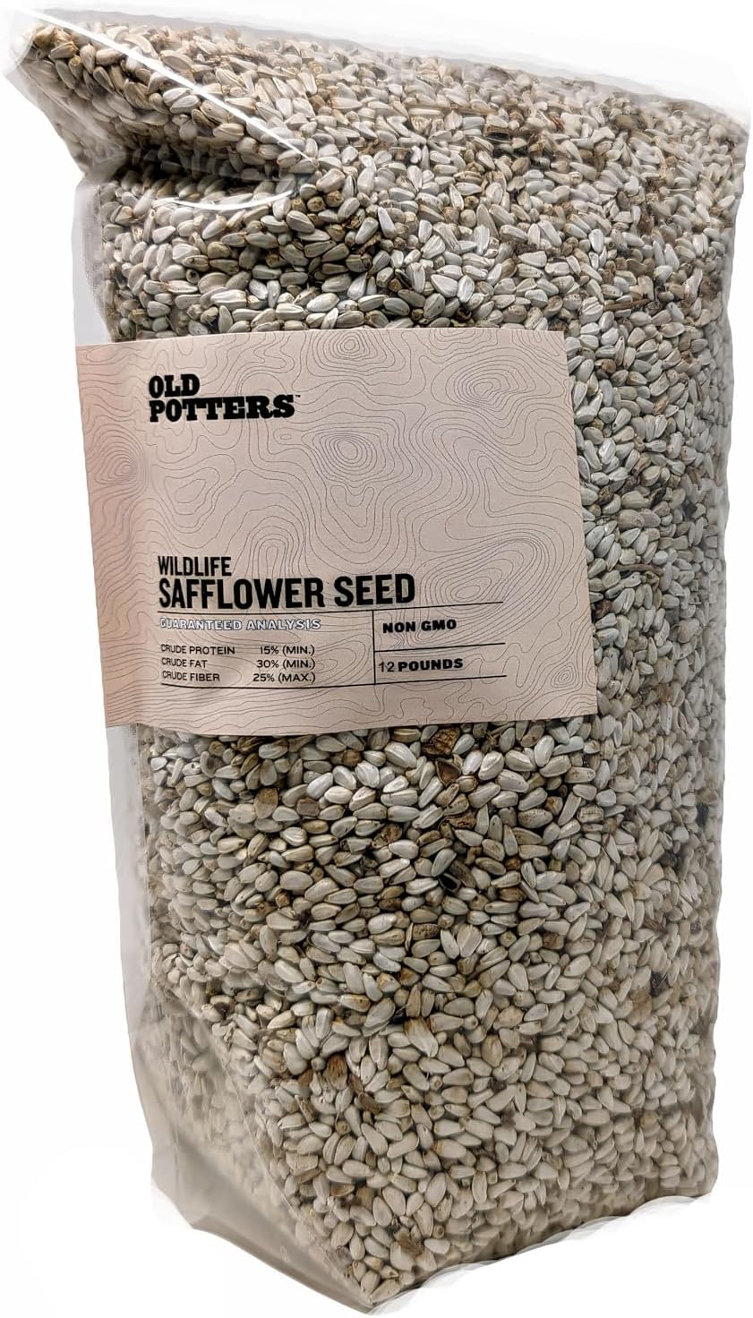 2Pack Mr. Bird Safflower Feast Wild Bird Seed Cylinder 28oz Wild Bird Food for