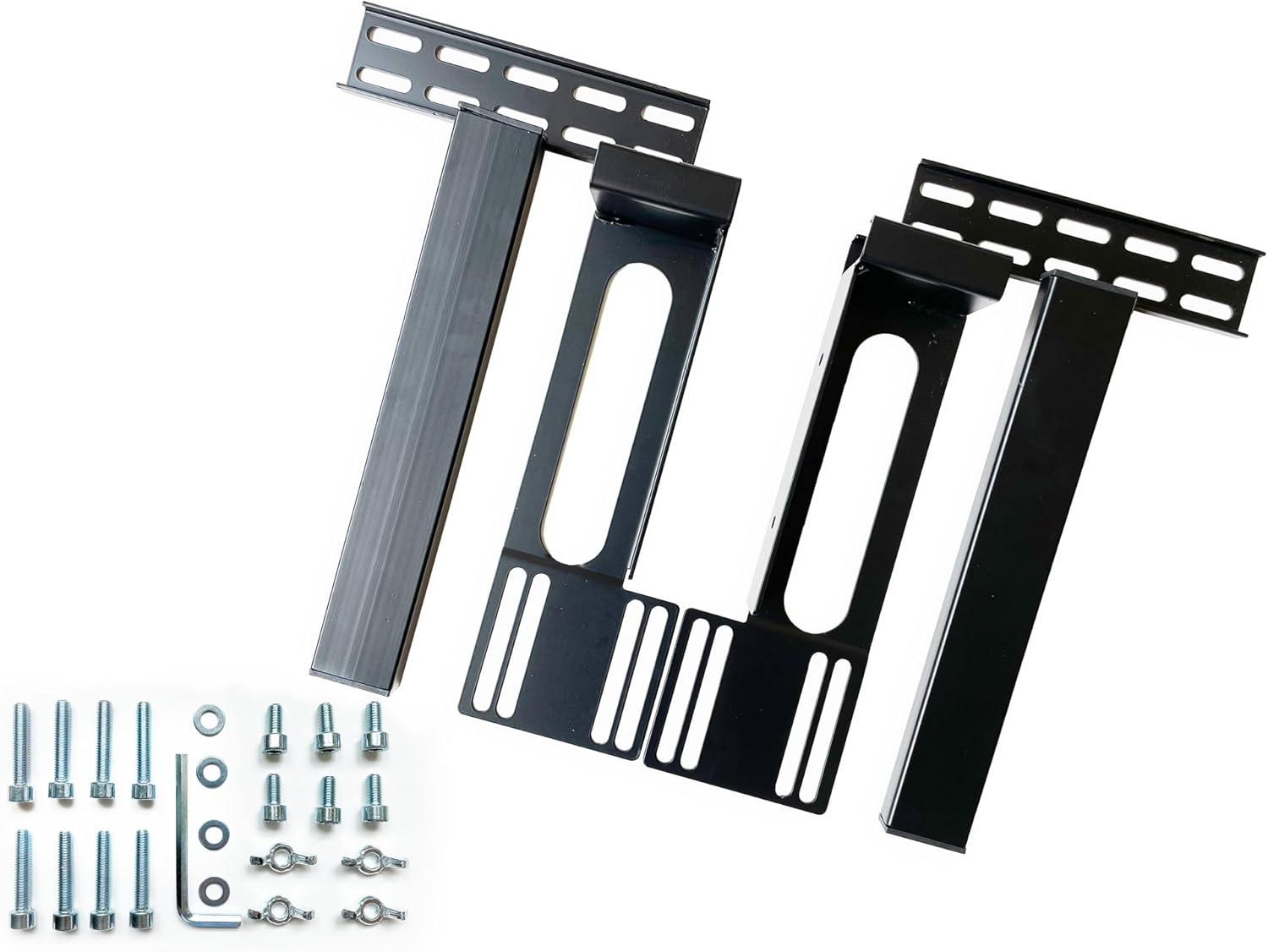 RAZEN Universal Headboard Bracket for Sealy Ease 1.0/2.0/3.0/4.0 & Tempur-Ergo Smart/ProSmart/Ergo 3.0 Adjustable Bases – Heavy Duty Steel, No Weld, Easy Installation, Hardware Included