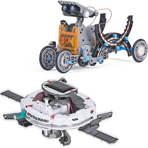 AESGOGO Kit de robot solar para niños de 8 a 12 años