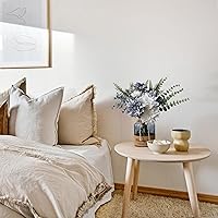 Vista 8 de Leftover Flores falsas en jarrón, flores artificiales en jarrón, centros de mesa para comedor, centros de mesa de flores para mesas, flores