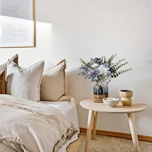 Miniatura 8 de Leftover Flores falsas en jarrón, flores artificiales en jarrón, centros de mesa para comedor, centros de mesa de flores para mesas, flores