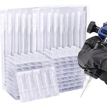 Tattoo Needles and Tips Kit 50pcs Disposable Tattoo Needles 50pcs Assorted Sterilized Tattoo Needles Tips Tattoo Supplies 7RL Tattoo Needle+7RT Needle Tip