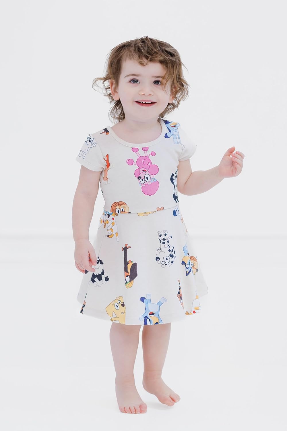 Bluey Character Print Girls Dress Infants to Big Kids - Image 3
