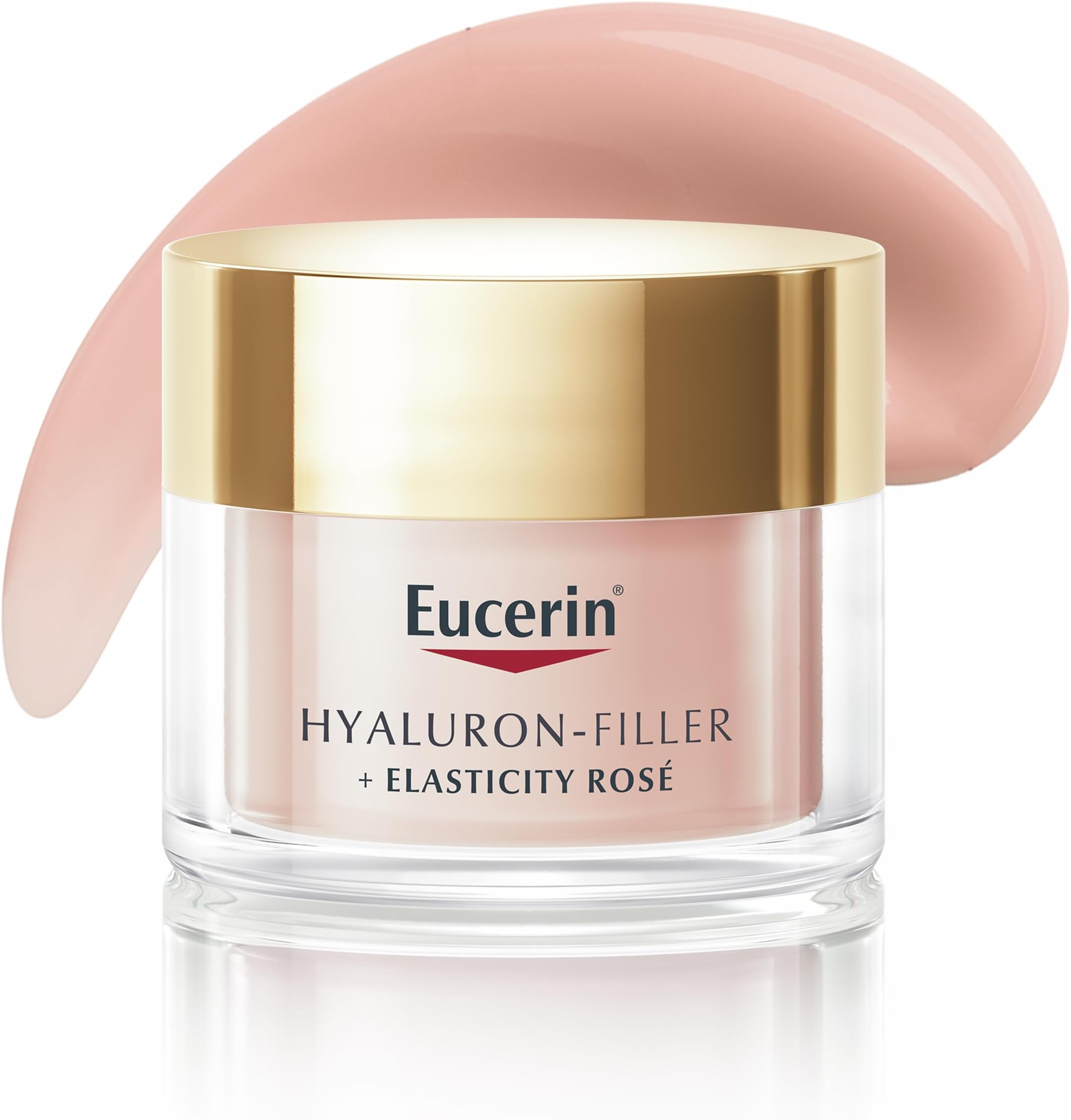 Hyaluron-Filler + Elasticity Day Rosé SPF 30 50ml, Anti-Wrinkle Day Cream for Glowy Skin, Refreshing Moisturiser with Hyaluronic Acid and Collagen