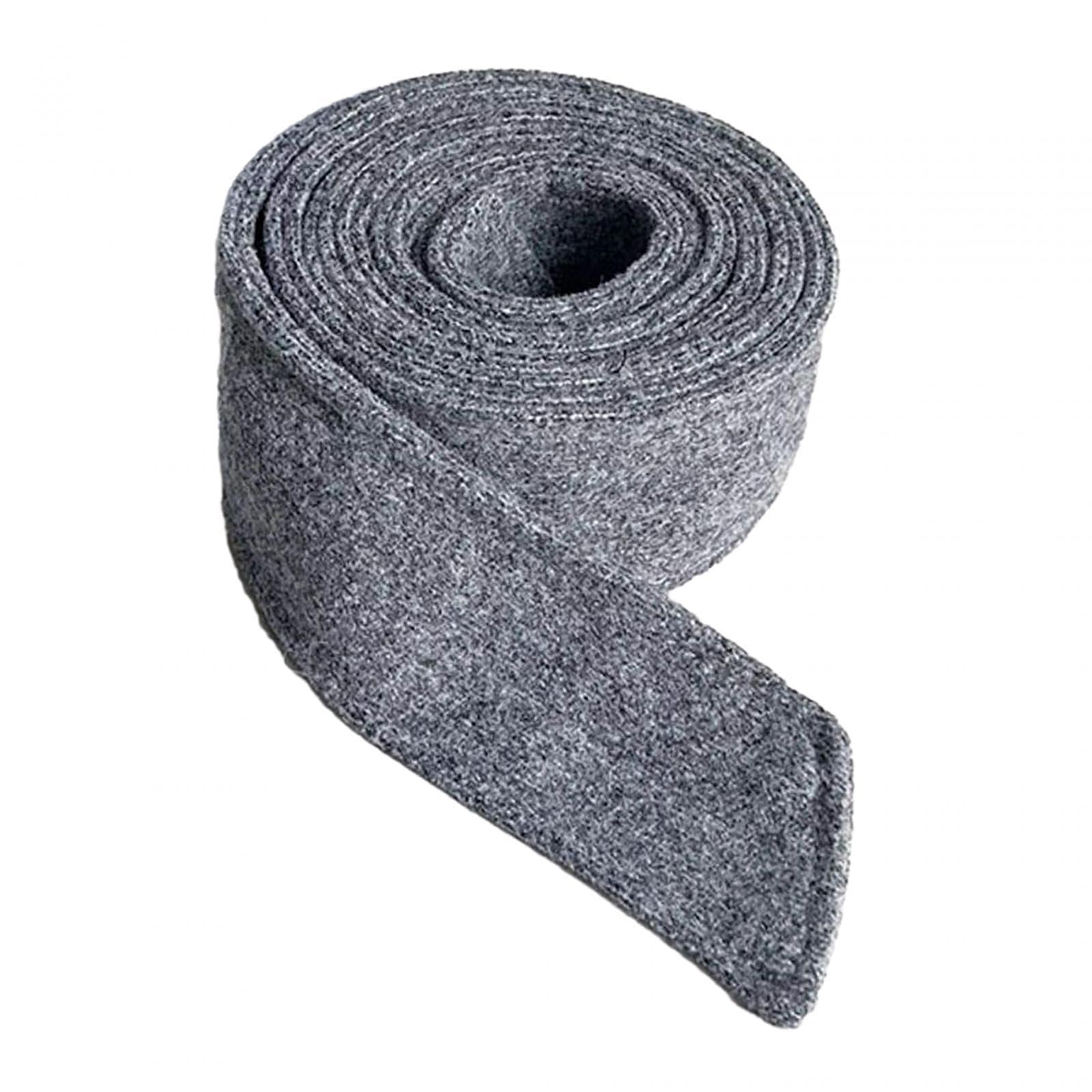 Women Woolen Overcoat Waist Belt Trench Coat Belt for Sweaters Woolen Coat Grey 175x5 cm