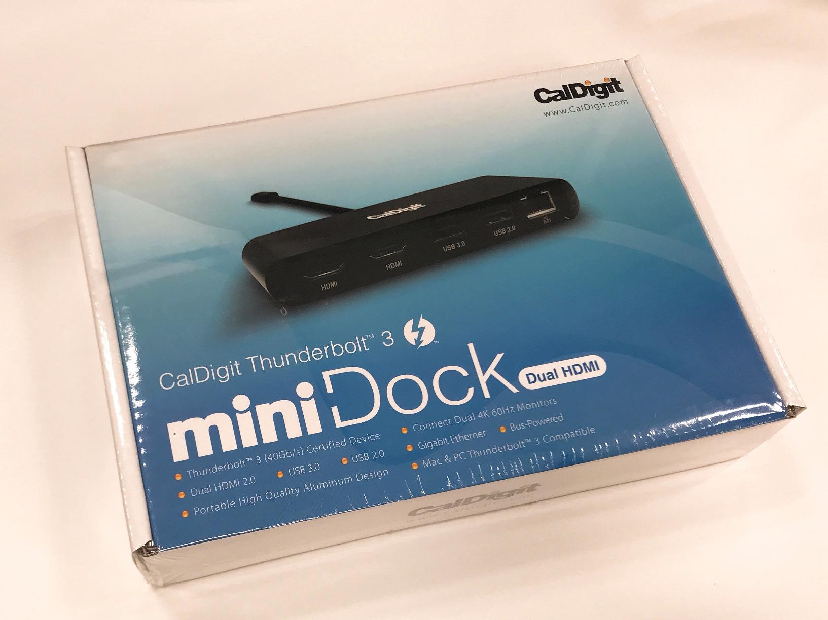 CalDigit UK Ltd. - Thunderbolt? 3 Mini Dock Dual Hdmi CalDigit UK Ltd. - Thunderbolt? 3 Mini Dock Dual Hdmi
