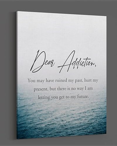 Miniatura 4 de Govivo Decoración de habitación de aliento para recuperación de drogas y alcohol. Sobrio. Regalos de recuperación para hombres y mujeres. Arte de